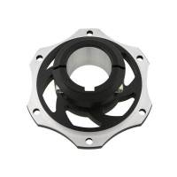 PORTADISCO IN ALLUMINIO ANODIZZATO NERO PER ASSALE DA 30mm